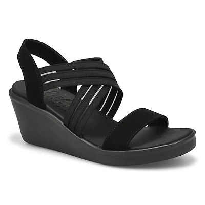 Women's Rumble On Day Flirt Sandal - Black/Black