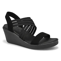 Women's Rumble On Day Flirt Sandal - Black/Black