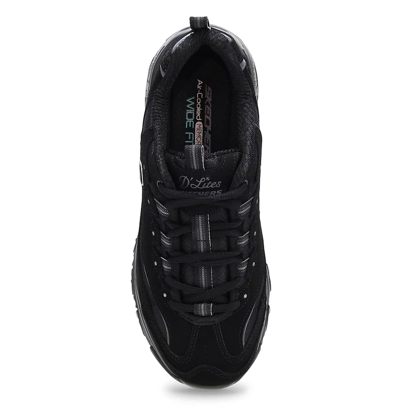 Women's D'LITES BIGGEST  FAN black/white sneakers