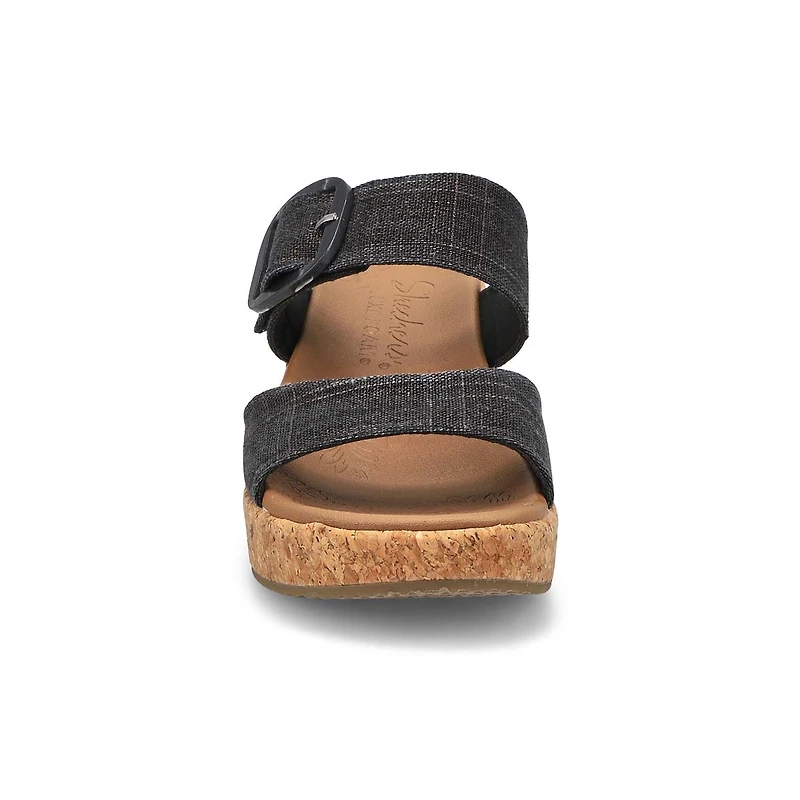 Women's Brystol Wedge Sandal - Black