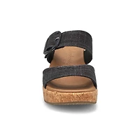 Women's Brystol Wedge Sandal - Black