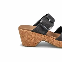 Women's Brystol Wedge Sandal - Black
