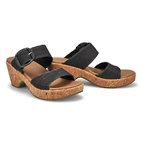 Women's Brystol Wedge Sandal - Black