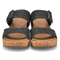 Women's Brystol Wedge Sandal - Black