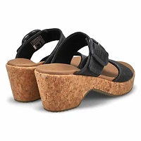 Women's Brystol Wedge Sandal - Black