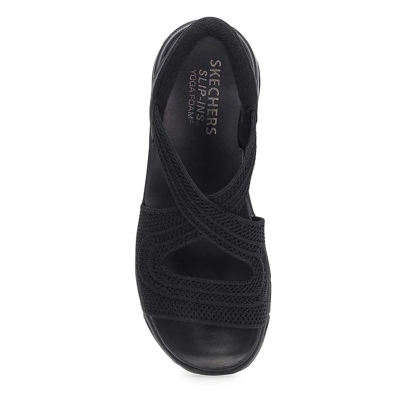 Women's Glide-Step Pro Slip-Ins Sandal - Black/Bla