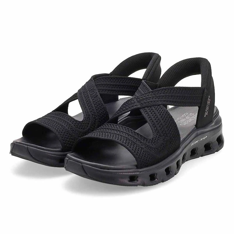 Women's Glide-Step Pro Slip-Ins Sandal - Black/Bla