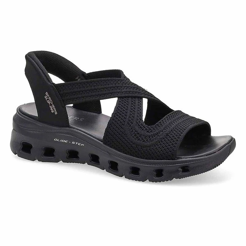 Women's Glide-Step Pro Slip-Ins Sandal - Black/Bla