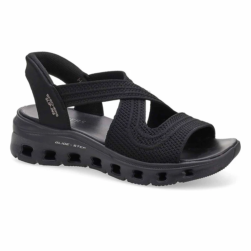 Women's Glide-Step Pro Slip-Ins Sandal - Black/Bla