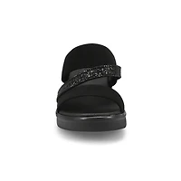 Women's Rumble On Social Glam Wedge Sandal - Black