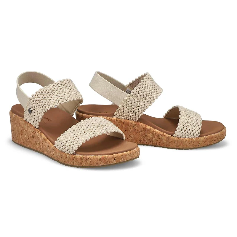 Women's  Arch Fit Beverlee Wedge Sandal - Natural