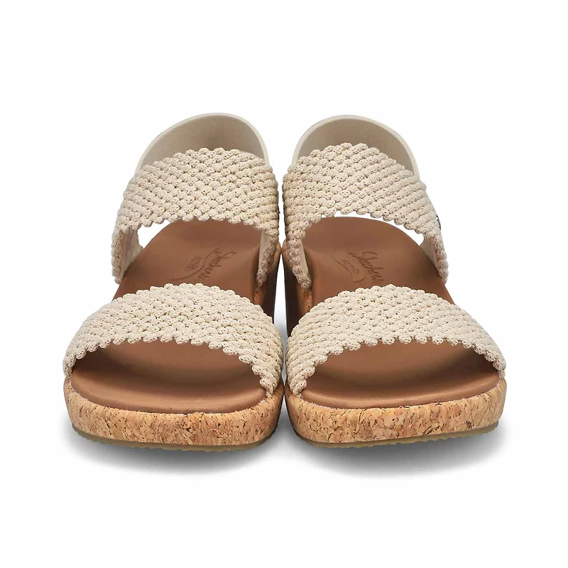 Women's  Arch Fit Beverlee Wedge Sandal - Natural