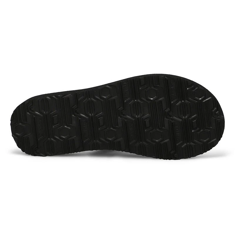 Women's Meditation Thong Sandal - Black/Black