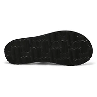 Women's Meditation Thong Sandal - Black/Black