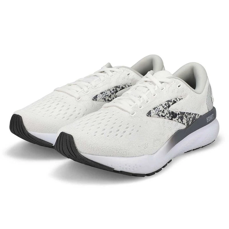 Women's Ghost 16 Lace Up Performance Runner - Whi