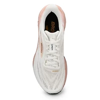 Women's Launch 11 Lace Up Performance Runner - Whi