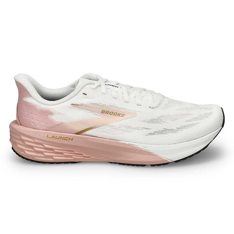 Women's Launch 11 Lace Up Performance Runner - Whi