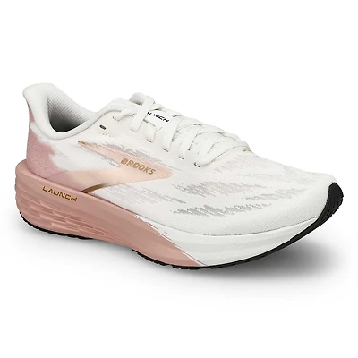 Women's Launch 11 Lace Up Performance Runner - Whi