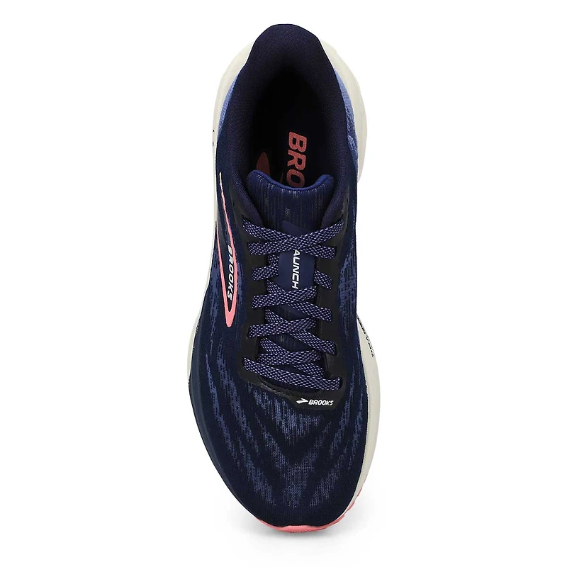 Women's Launch 11 Lace Up Performance Runner - Whi