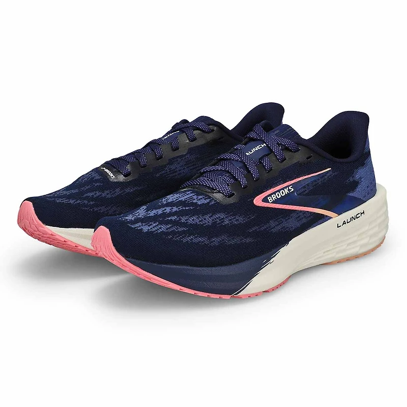 Women's Launch 11 Lace Up Performance Runner - Whi