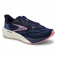 Women's Launch 11 Lace Up Performance Runner - Whi