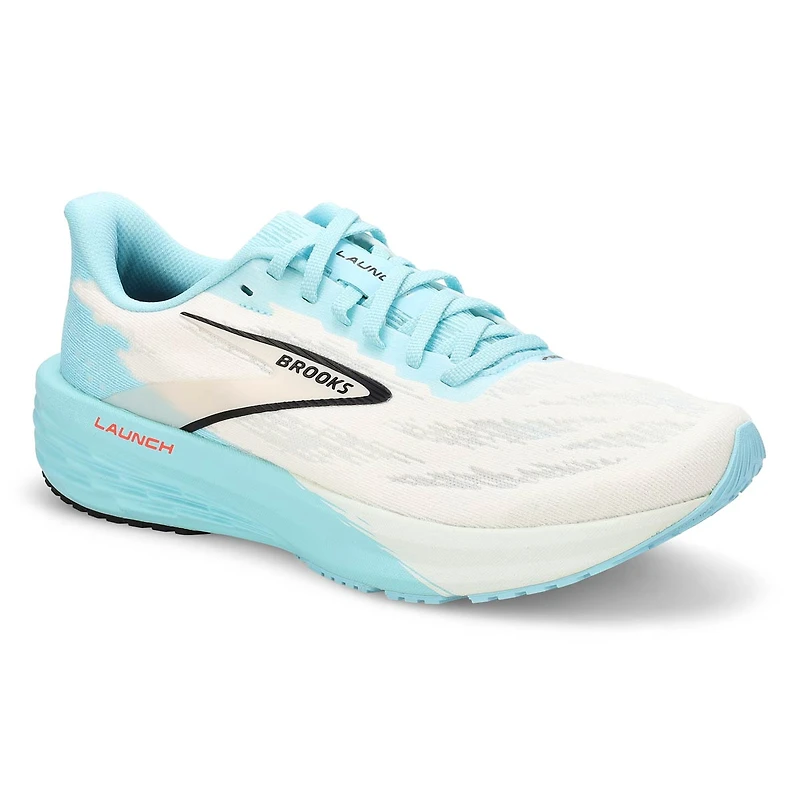 Women's Launch 11 Lace Up Performance Runner - Whi