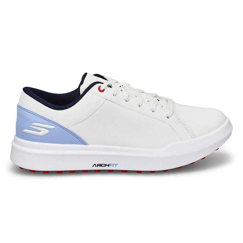 Lds Go Golf Drive 6 Lace Up Shoe - White/Ligh