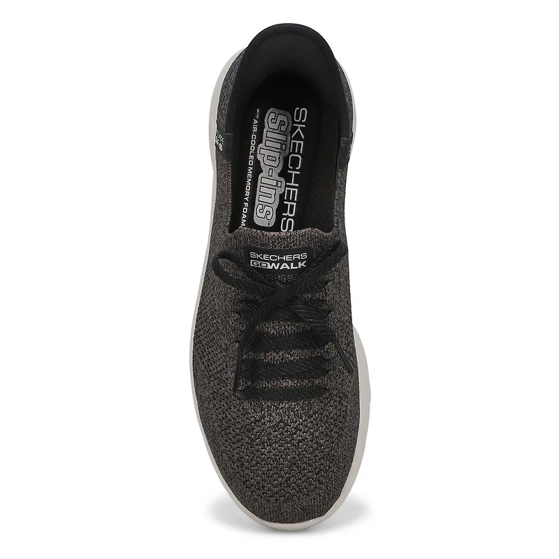 Women's Go Walk Joy Plush Slip-Ins Sneaker - Black