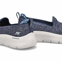 Women's Go Walk Flex Slip On Sneaker - Navy
