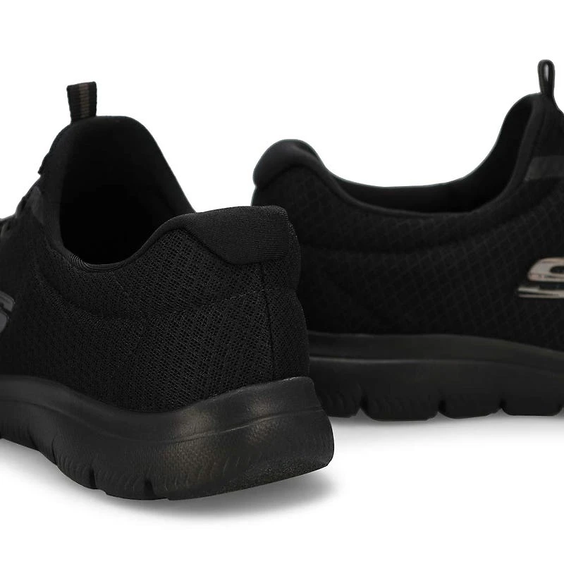 Women's Summits Slip On Wide Sneaker - Black