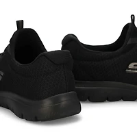 Women's Summits Slip On Wide Sneaker - Black