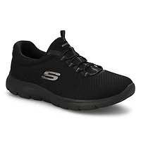 Women's Summits Slip On Wide Sneaker - Black