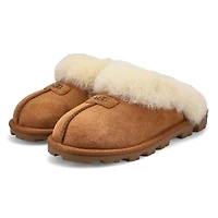 Women's Coquette Sheepskin Slipper - Chestnut
