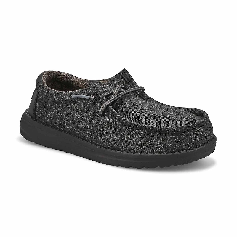 Kids' Wally Youth Casual Shoe - Black