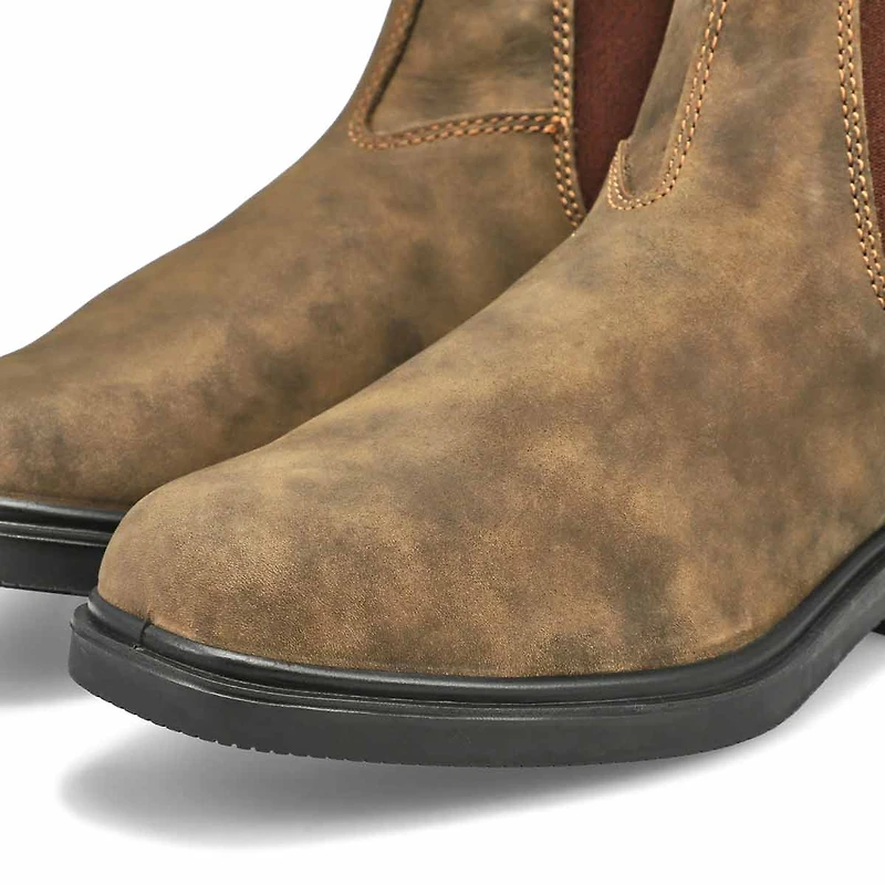 Unisex 067 -  Chisel Toe Chelsea Boot- Stout Brown