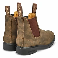 Unisex 067 -  Chisel Toe Chelsea Boot- Stout Brown