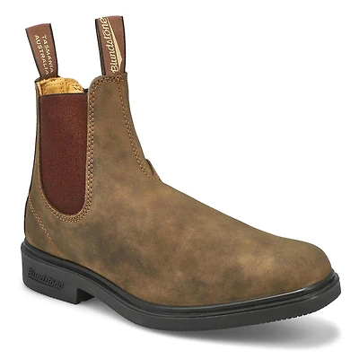 Unisex 067 -  Chisel Toe Chelsea Boot- Stout Brown