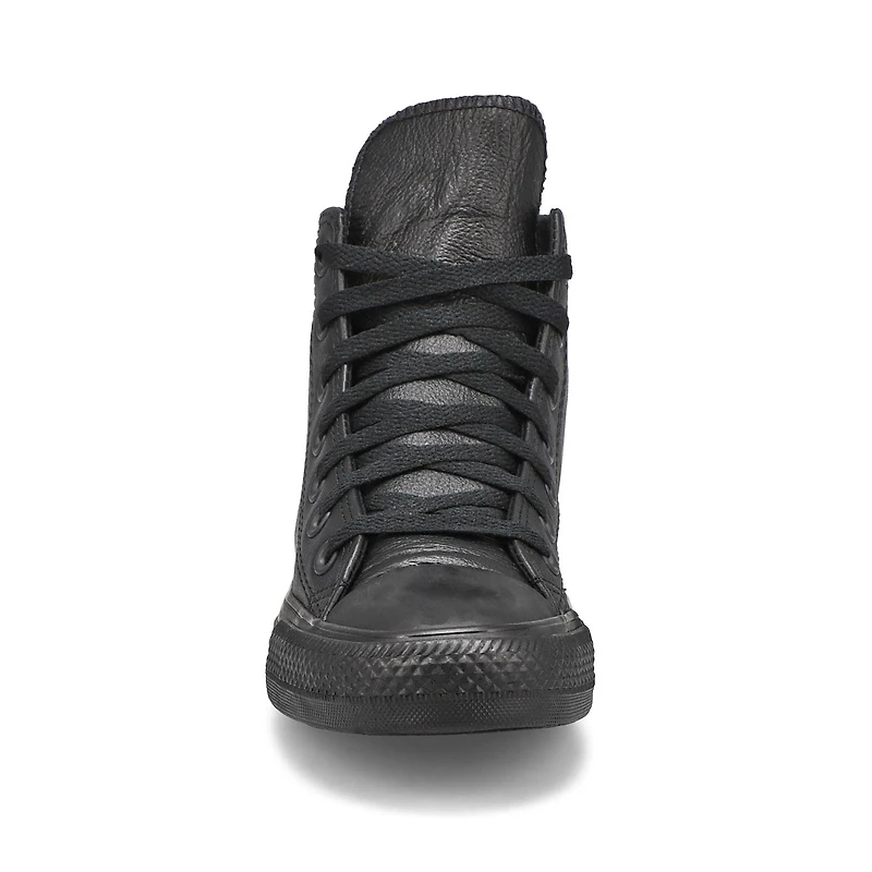 Espadrille ALL STAR LEATHER HI TOP, noir, femmes