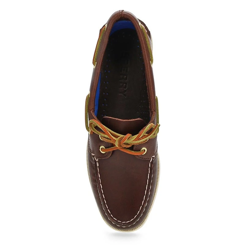 Women's Authentic Original 2-eye Leather Boat Sho