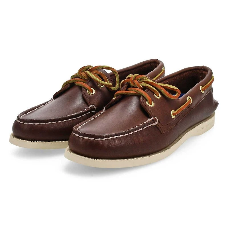 Women's Authentic Original 2-eye Leather Boat Sho