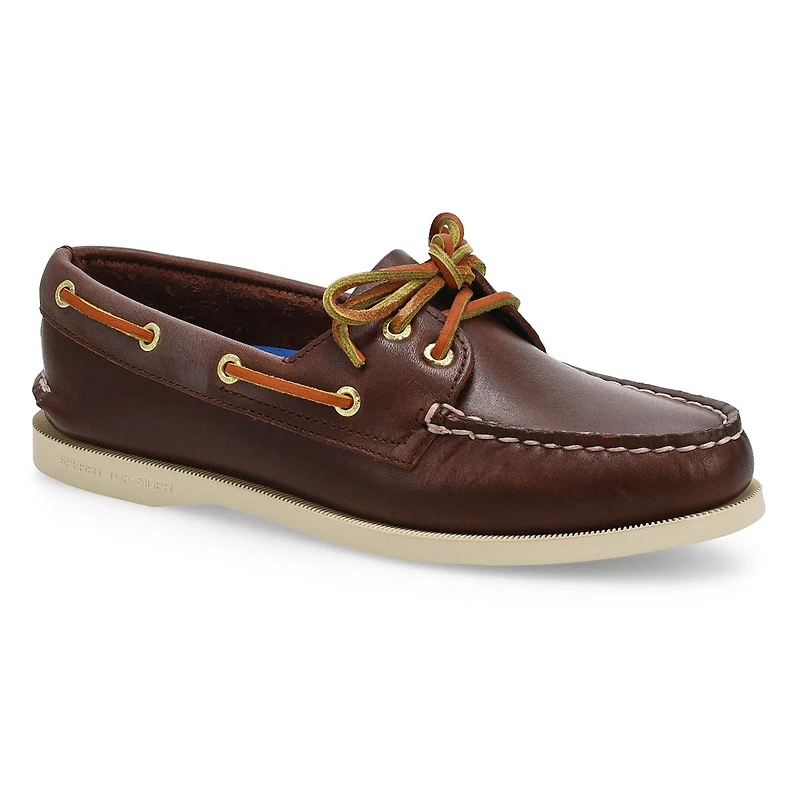Women's  Authentic Original 2-eye Leather Boat Sho