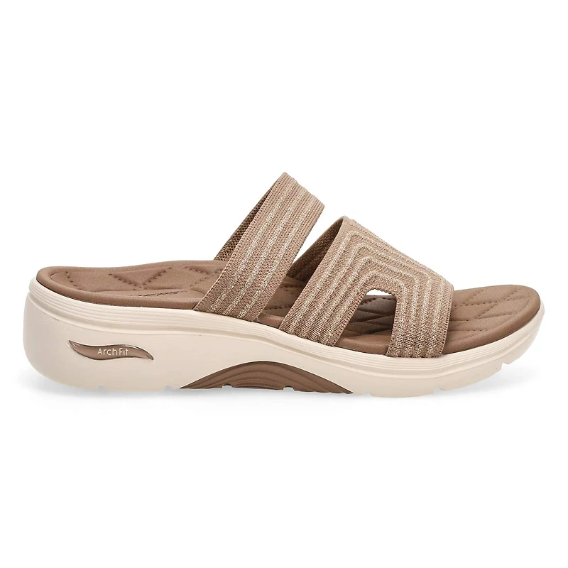 Women's Go Walk Arch Fit 2.0 Sandal - Black/Black