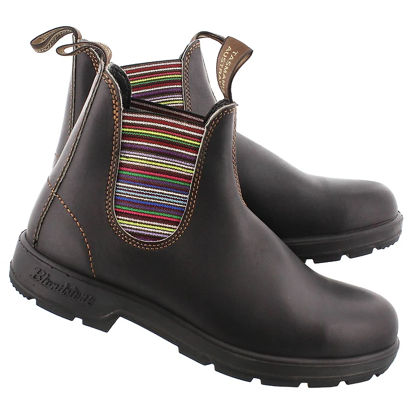 Women's ORIGINAL stout brown pull on boots