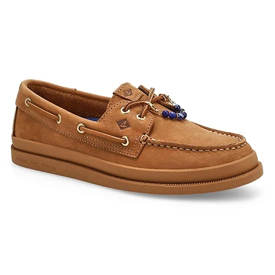 Women's A/O 2-Eye Mudguard Leather Boat Shoe - Tan