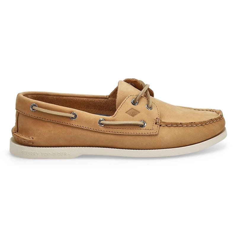 Chaussure bateau  2 illets A/O 2-EYE, amaretto,