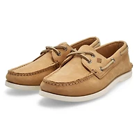 Chaussure bateau  2 illets A/O 2-EYE, amaretto,