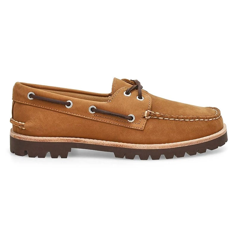 Women's A/O 2-Eye Low Lug Leather Boat Shoe - Line