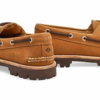 Women's A/O 2-Eye Low Lug Leather Boat Shoe - Line