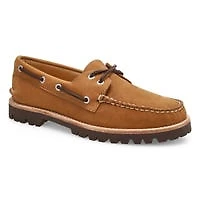 Chaussure bateau en cuir  semelle crante A/O 2-E