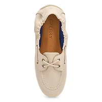 Women's Slimsail Leather Boat Shoe - Opal